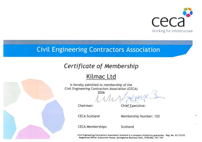 Kilmac Ceca Certificate